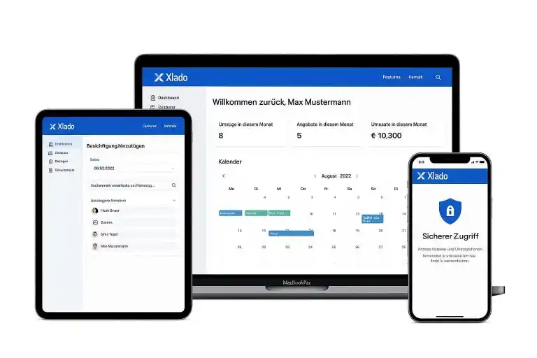 Software auf dem Tablet
